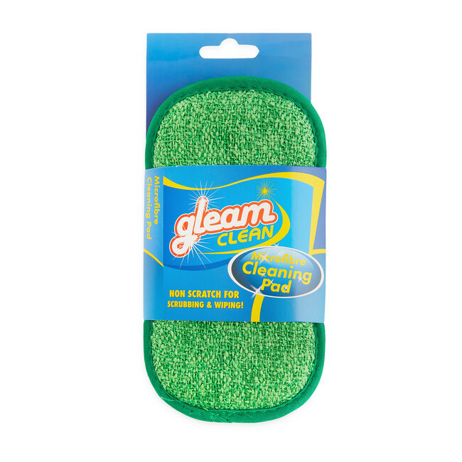 Gleam Clean Microfibre Cleaning Pad - Green