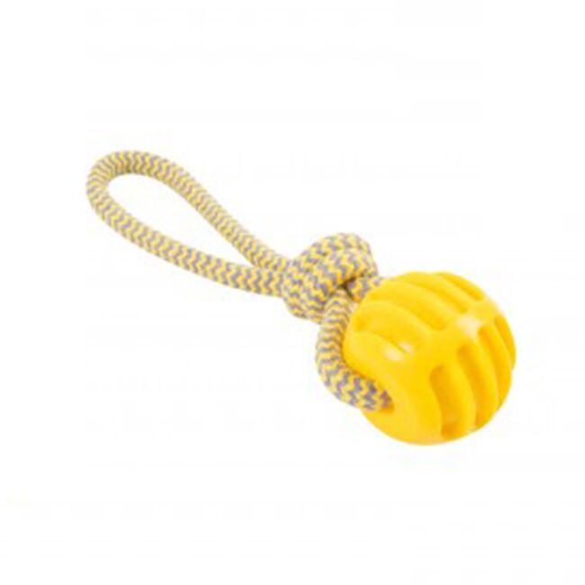 Small Dog & Puppy Rubber & Rope Tug Toy - Assorted