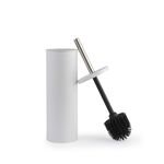 BELDRAY WHITE ROUND TOILET BRUSH With Silicone Head 