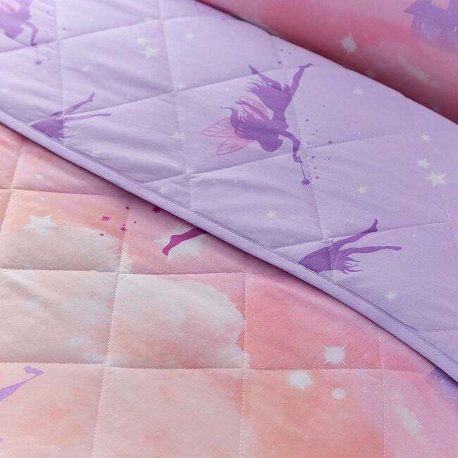 Ombre Fairies Bedspread 200cm x 220cm