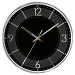 NOVA 30cm BLACK Wall Clock 