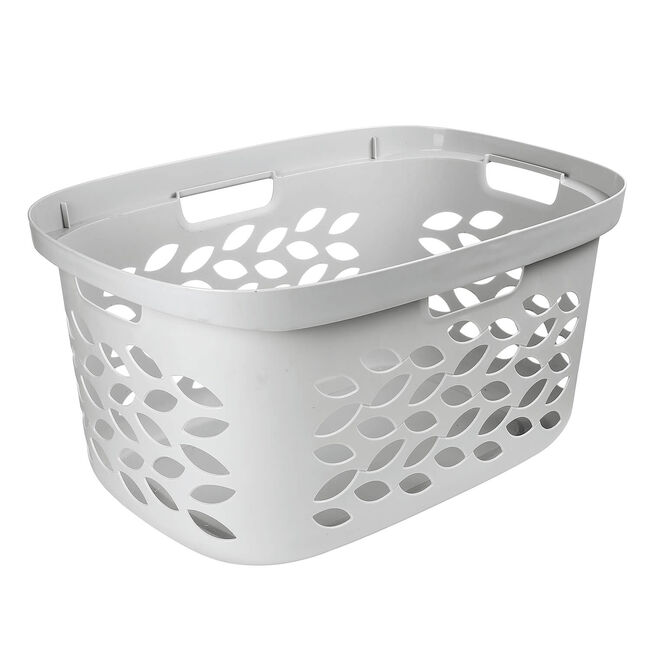 Ezy Storage Fleur Laundry Basket 63L - Clay