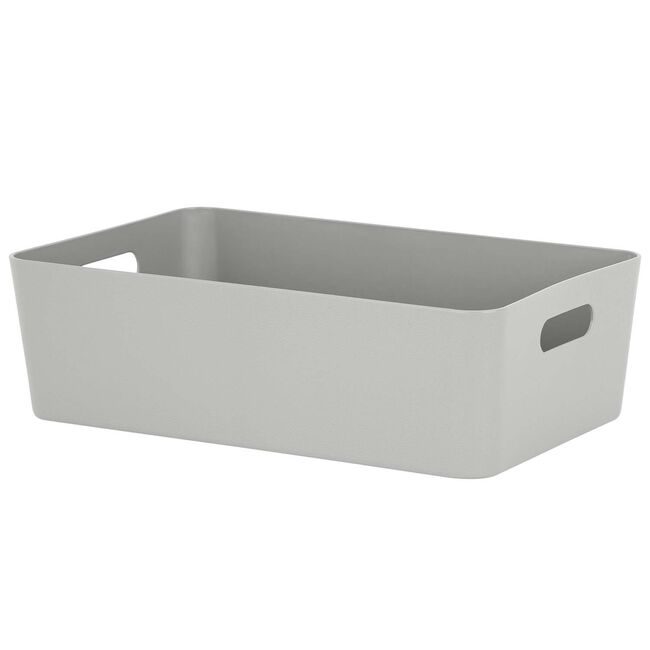 Studio 2 Etched Light Grey 17.01 Storage Basket