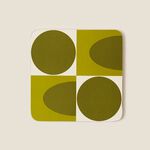 Orla Kiely Square Geometric Coasters 4Pk