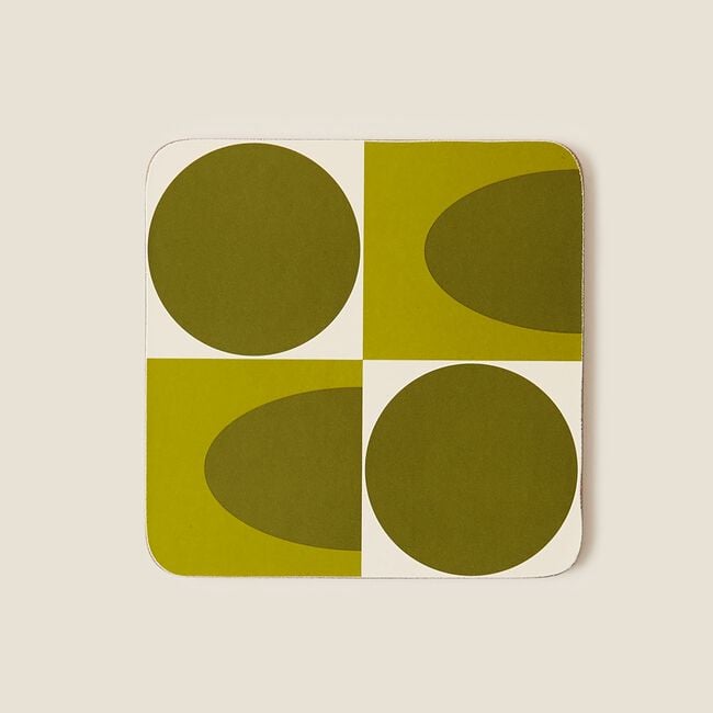 Orla Kiely Square Geometric Coasters 4Pk