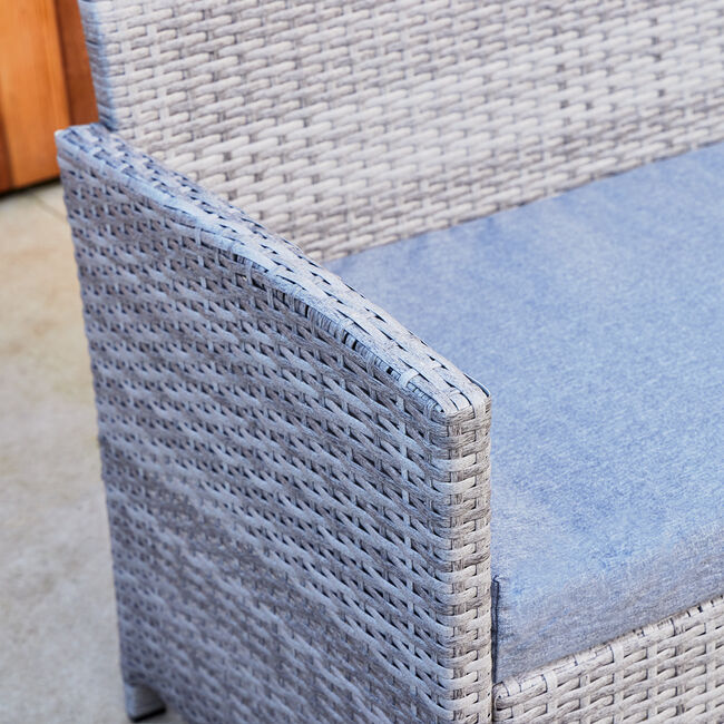 Salerno 4 Piece Rattan Lounger Set