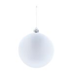 3 PACK 12Cm SILVER Baubles