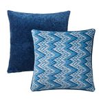 IKAT CHENILLE NAVY 45x45 Cushion