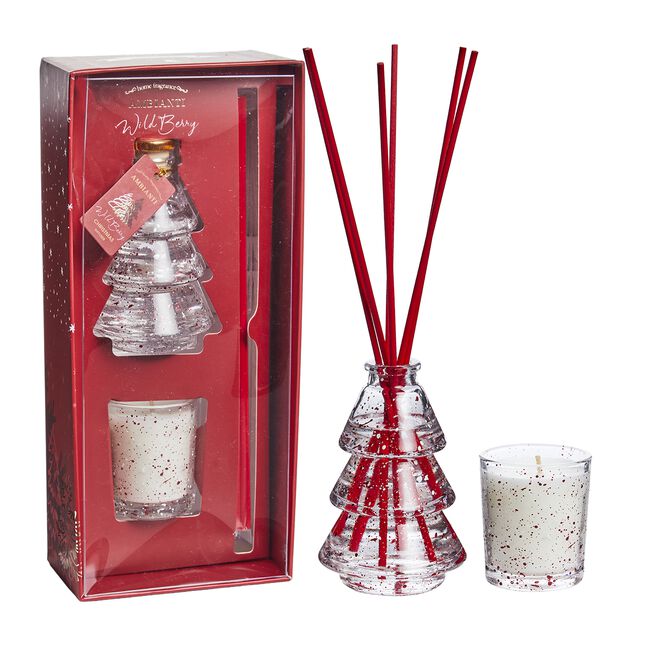 Ambianti Christmas Sparkle Wild Berry Gift Set