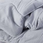 COVERLESS WAFFLE GREY SINGLE 10.5TOG Duvet