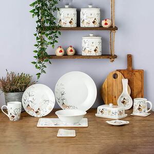 PRICE & KENSINGTON COUNTRY HENS Teabag Holder