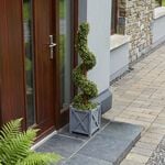 Artificial Spiral Boxwood Topiary Tree 93cm