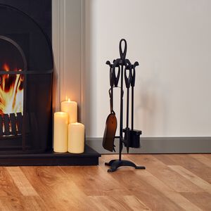 Silverflame Teardrop Companion Set Black 5 Piece