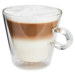 Judge 2 Double Wall 325ml V-Shape Glass Coffee Cup