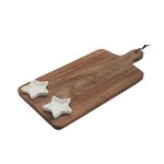 The Jolly Sleigh Serving Board with 2 Star Dishes