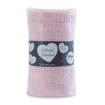 CLAIR DE LUNE LARGE PINK Cellular Blanket