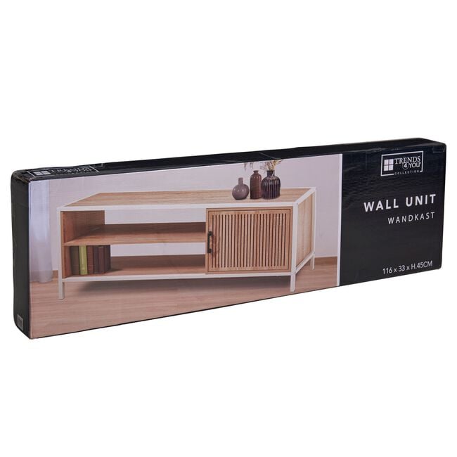 TV Stand Cream Metal