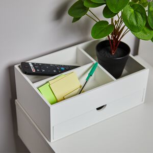 Office Desk Storage with Drawer White