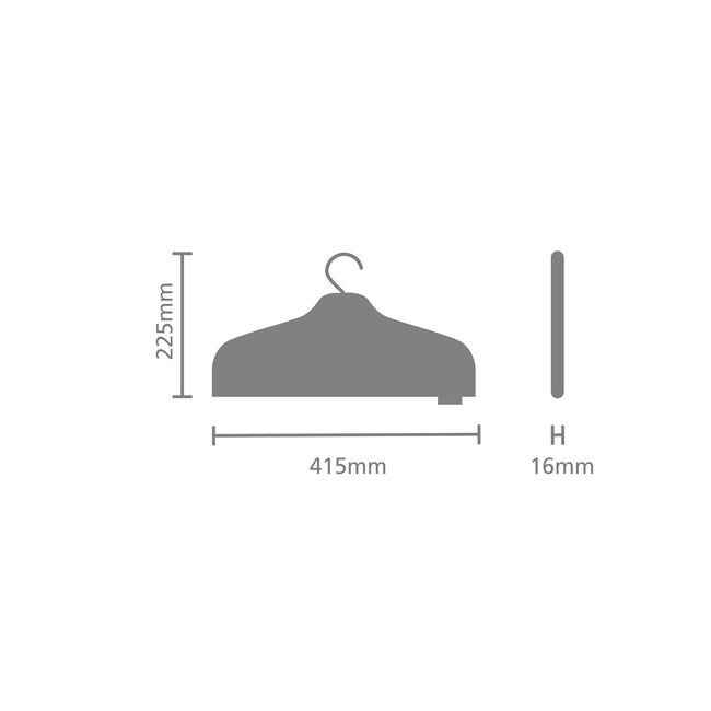 Brabantia Steam Clothes Hanger Grey