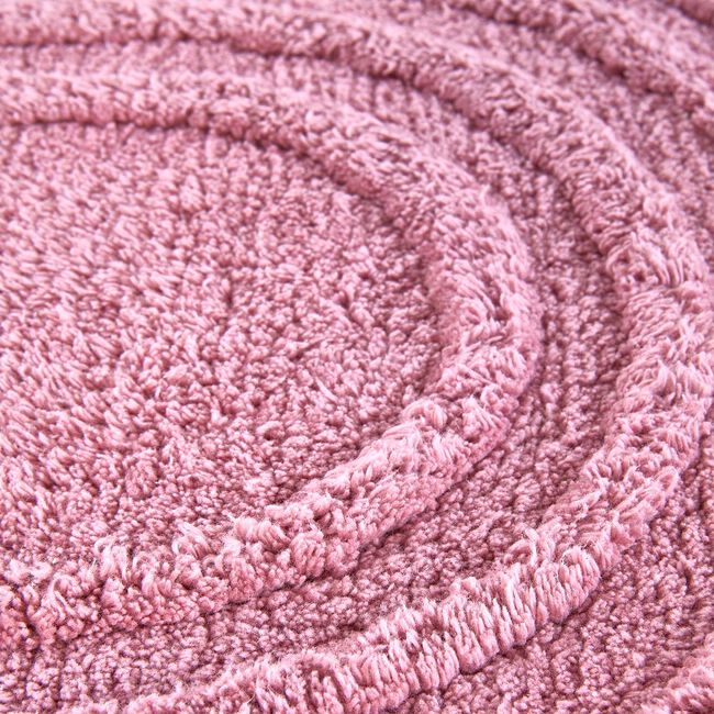 LUXURY GEO CARVED MAUVE 50x80 Bath Mat