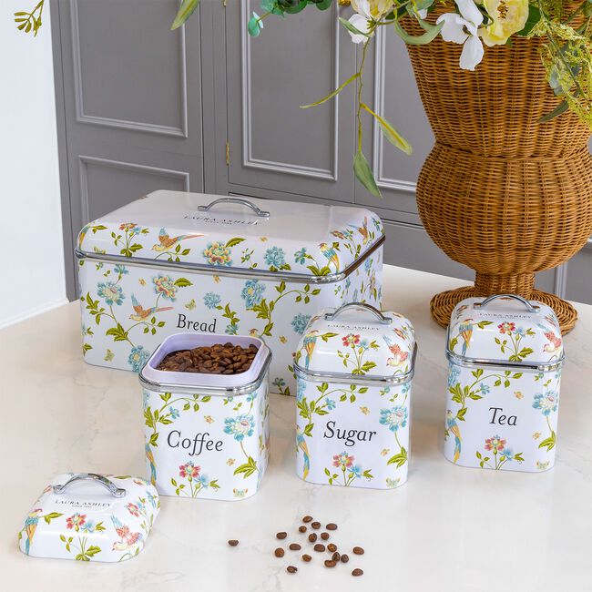 Laura Ashley Elveden White Bread Bin