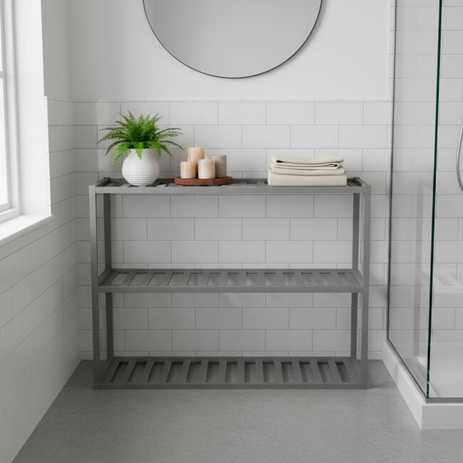 HAMPTON GREY 3 TIER Shelf