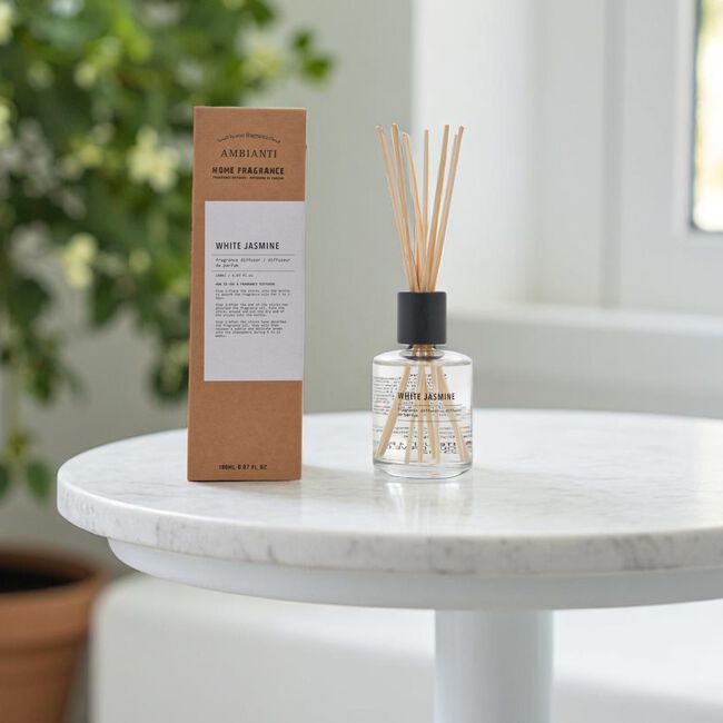 Ambianti Labs 180ml Reed Diffuser White Jasmine