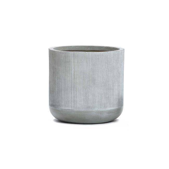 PETRA SMALL GREY STONE EFFECT POT