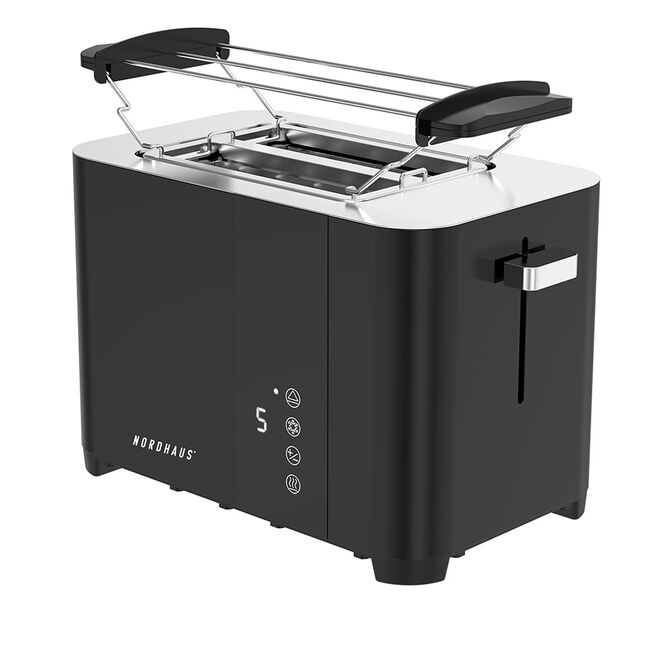 Nordhaus Smart Black Digital 2 Slice Toaster 