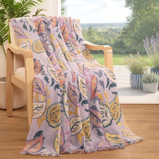 Modern Paisley 140cm x 180cm Throw