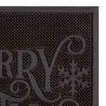 Reindeer Rubber Pin Christmas Doormat 40cm x 70cm