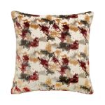 CLOUDS RED/GREY CUT VELVET 45x45 Cushion