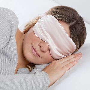 Silk Eye Mask - Blush