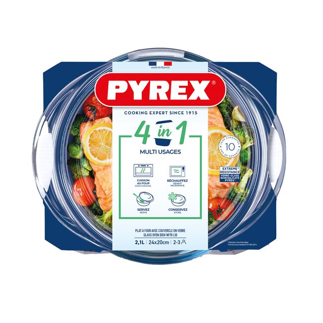Pyrex® Classic Casserole Dish 2.1L(1.6L+0.5L)