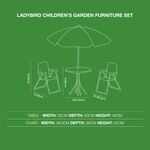 Ladybird  4 Piece Children's Garden Furniture Set