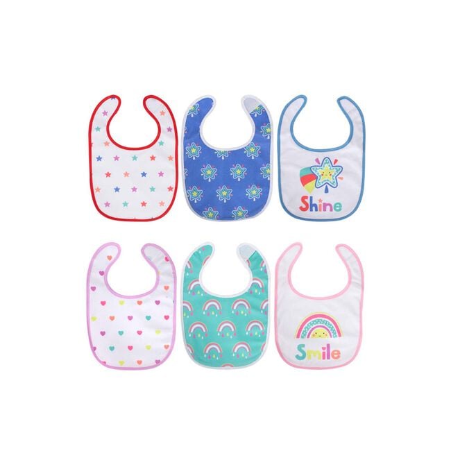 First Steps Baby Bibs - 3 Pack (Assorted Design)