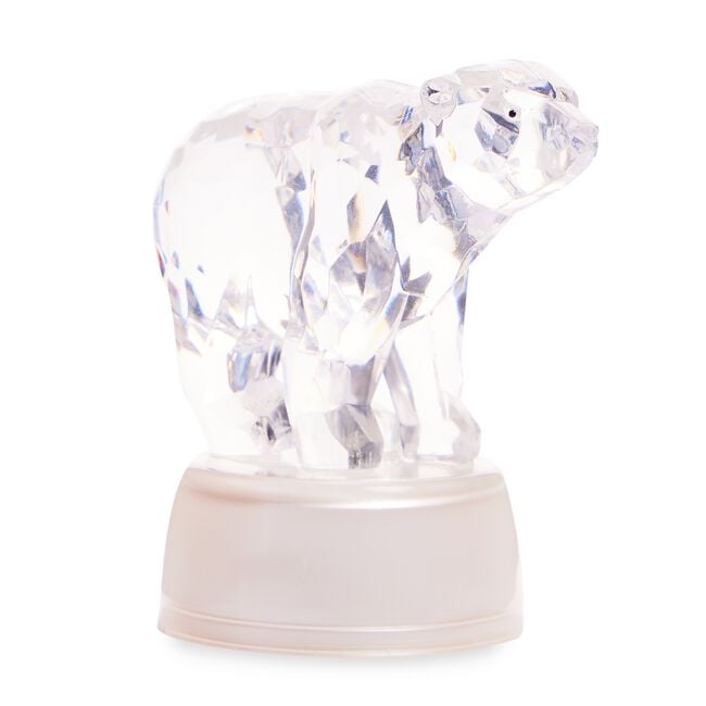 Light Up Acrylic Polar Bear