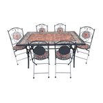Mosaic Tavira Rectangular Dining Set