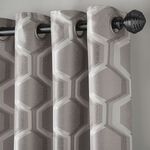 TONAL GEO GREY 66x54 Curtain
