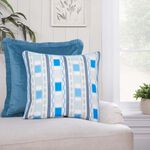 ELLEN FRINGE BLUE 45x45 Cushion