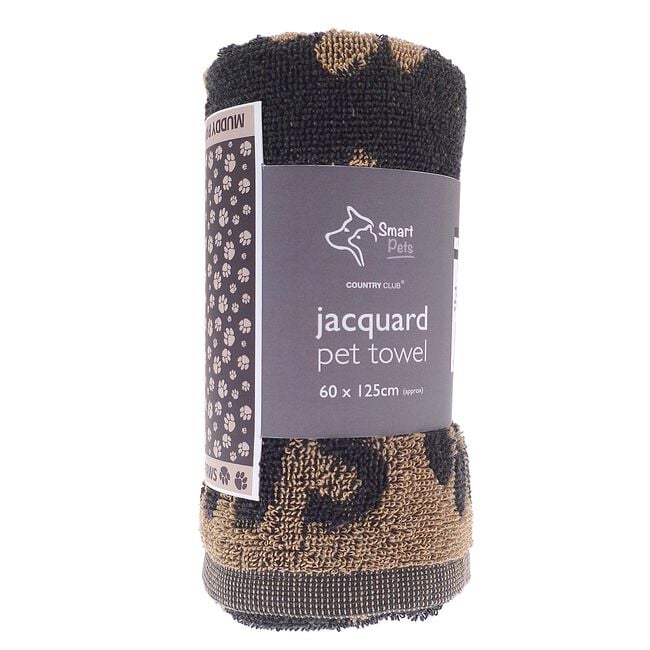 Terry Jacquard Dog Towel