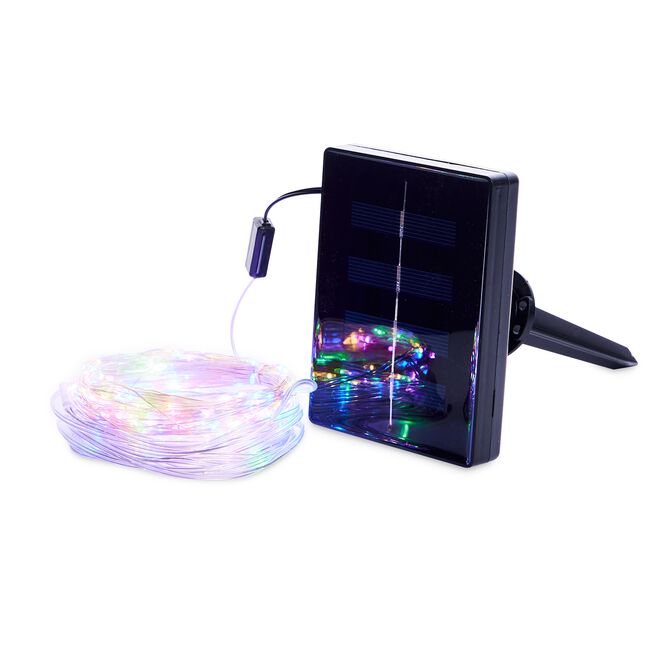 200 LED Pastel Multi-Colour Copper String Lights