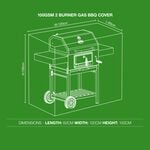 100GSM 2/3 Burner Gas BBQ Cover