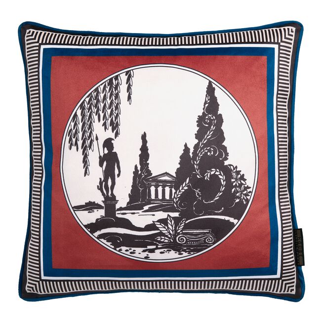 Arcadia Red 43cm x 43cm Cushion