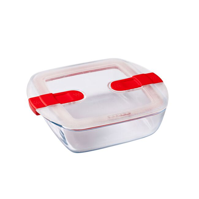 Pyrex® Cook & Heat 1L Square DIsh with Lid