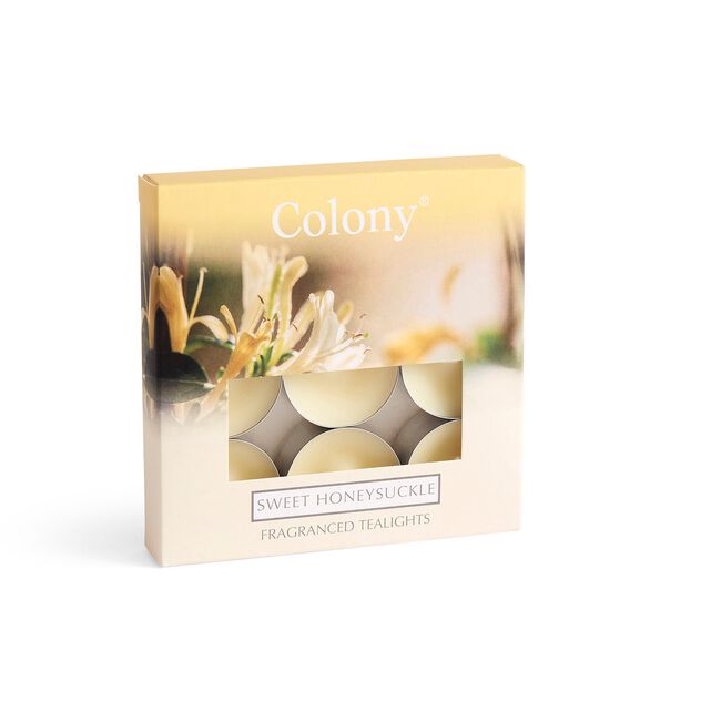 Colony 9 Scented Tealights - Sweet Honeysuckle