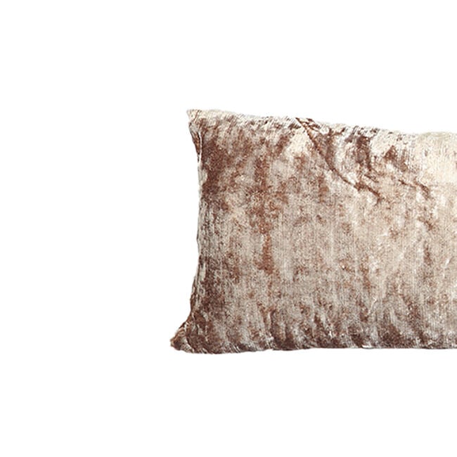 Velvet Crush Draught Excluder Mocha 22 x 90cm