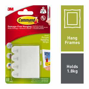 Command 4Pk Small Picture Hanging Strips