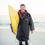 Body Go Waterproof Changing Robe Red & Black