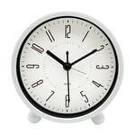 TABLE ALARM CLOCK White 10cm